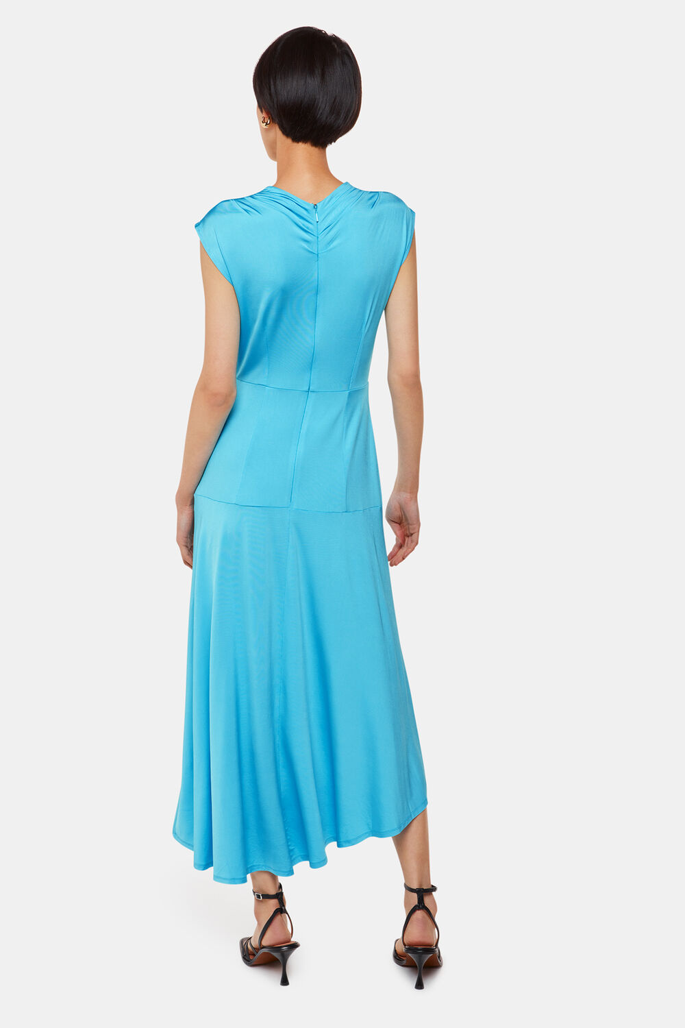 Iris Asymmetric Jersey Dress